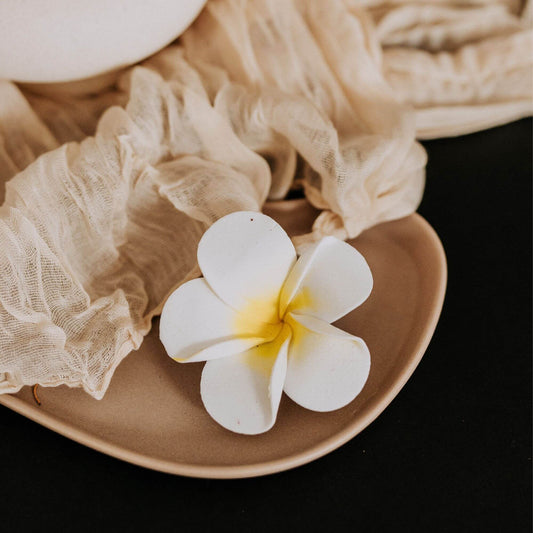 Hair Clip - Frangipani