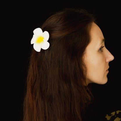 Hair Clip - Frangipani